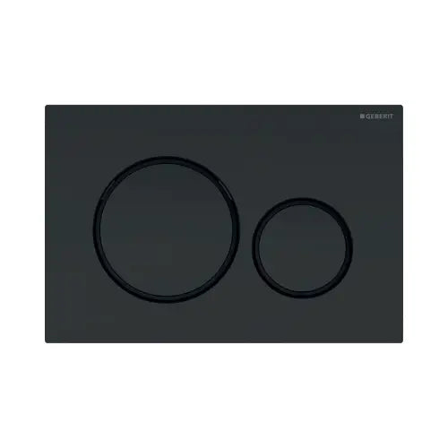Plaque de déclenchement SIGMA20 NOIR, NOIR MART - (Geberit)