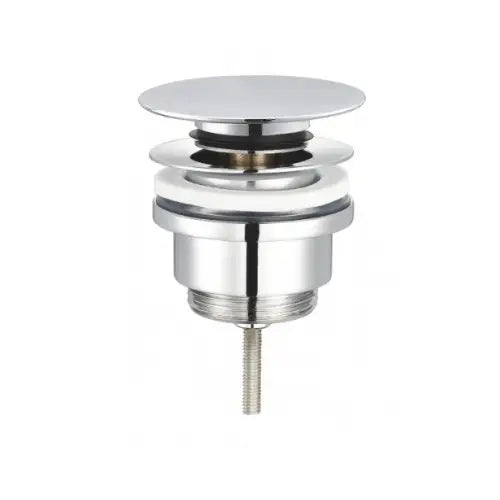 Bonde pour lavabo avec ou sans trop plein, clapet digiclic, h. 110 mm, chromé - (Valentin)