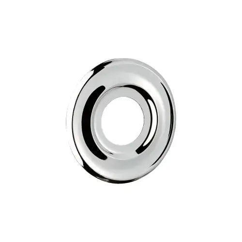 Rosaces plates à moulures diam15x21 chromée (lot de 2) – (Delabie)