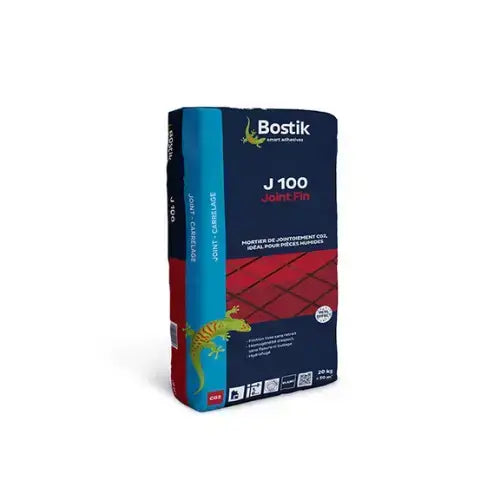 Mortier de jointement à grain fin, Joint fin CG2, 20Kg, Blanc - J100 (Bostik)