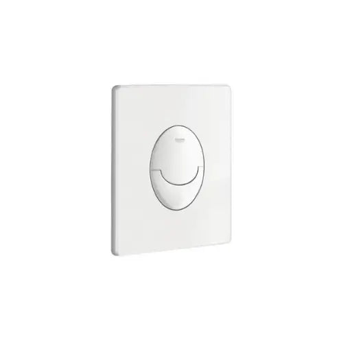Plaque de commande, double touche ou interrompable, pour mécanisme pneumatique, mvertical, 156x197 mm, ABS, blanc alpin - SKATE AIR (Grohe)