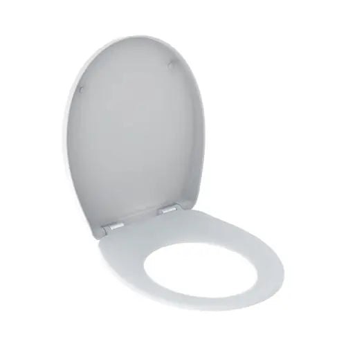 Abattant WC, fermeture ralentie, fixation par le dessus, Blanc - Bastia (GEBERIT)