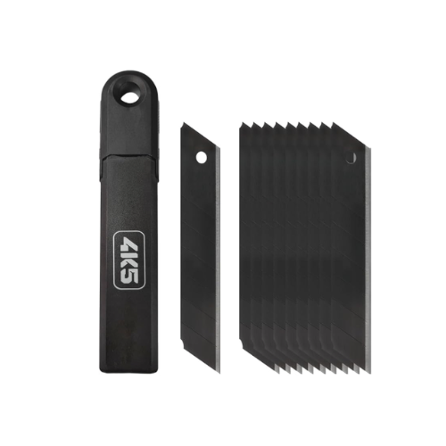 Lot de 10 lames SK2 pour cutter 25 mm, revêtement carbone - CB25B (4K5)