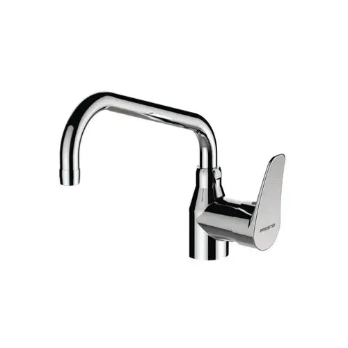 Mitigeur Évier sur plage, chromé, orientable, bec lisse, H237 mm - CHEF (PRESTO)
