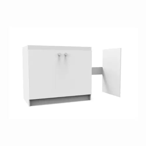 Meuble sous évier PRIMO 2 portes 140 cm avec niche - STANDARD (MODERNA)