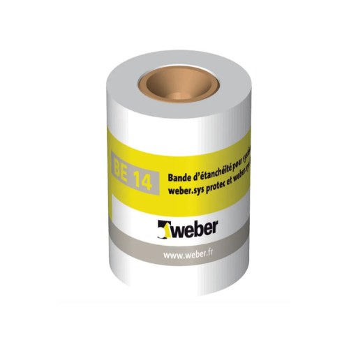 Bande détanchéité BE14 pour système sous carrelage webersys protec - rouleau de 10 m x 12 cm - POSE DU CARRELAGE (WEBER)