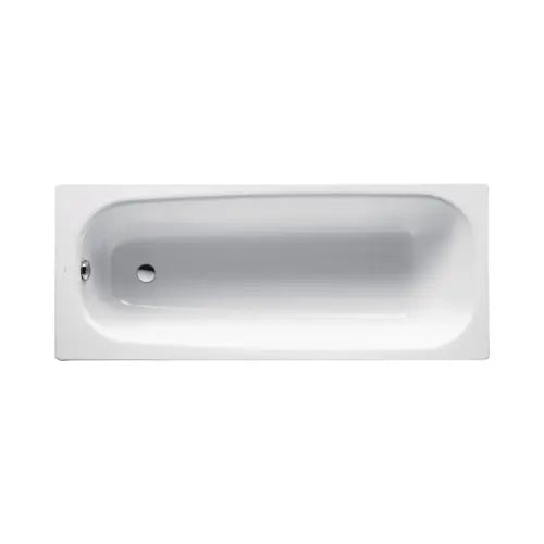 Baignoire en acier émaillée ép 1.5 mm. Percée 1 trou D35, cuve seule, 1400X700X400 - CONTESA (Roca)