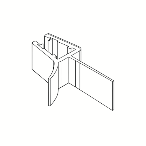 Joint inférieur d’étanchéité pour paroi de douche et baignoire de 6 ou 8mm, Longeur 2m - BARRERA (MUNDILITE)