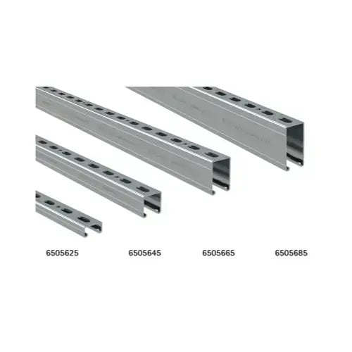 Rail de montage (GS), acier, 41x21 / 3m - RAPIDSTRUT (WALRAVEN)
