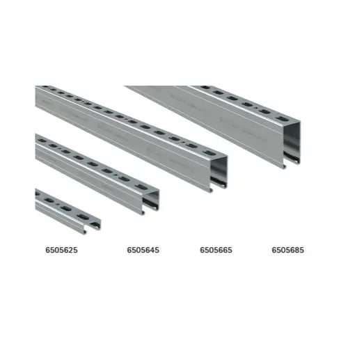 Rail de montage, (GS), acier, 41x41, 3m - RAPIDSTRUT (WALRAVEN)