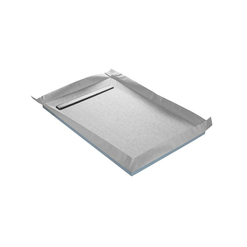 Receveur a carreler, 4 pentes, 120x90, grille caniveau - LineBoard (MARMOX)