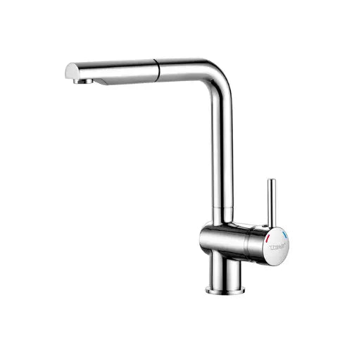 Mitigeur évier chromé douchette extractible 1 jet - TANER (Thewa)