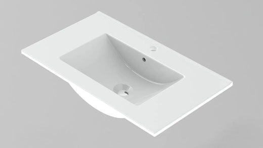 Lavabo, blanc, 80cm, céramique - SELLA (RANDALPRO)