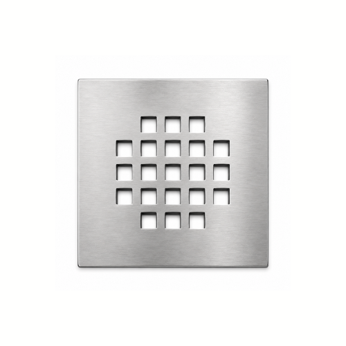 Grille de bonde carrée inox Marmox, 115×115 mm, Grille seule - SQUARE GRID (MARMOX)