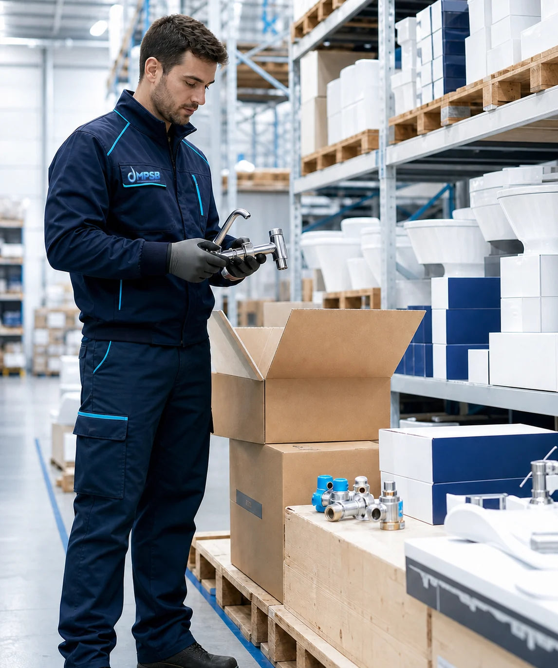 Équipe logistique MPSB Distribution