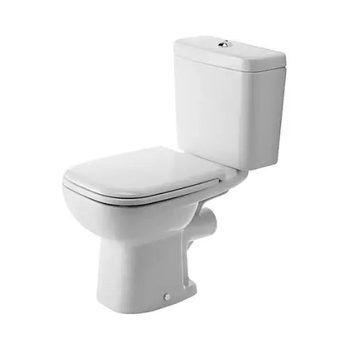 Pack WC, alimentation latérale, sortie horizontale, Blanc – D-CODE (Duravit)