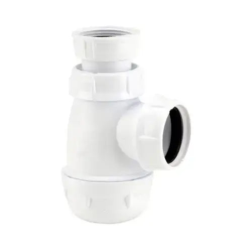 Siphon de bidet à visser 1"1/4 PVC-C Blanc – (Nicoll)