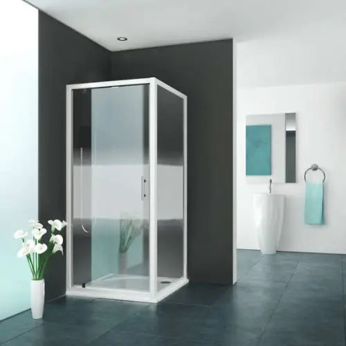 Paroi de douche fixe, L70 H1.9M, blanc verre clair ETC - EQUI (ROTH)
