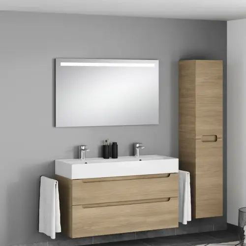 Miroir panoramique, simple, 800x1100, verre de 4mm - MALAGA (SALGAR)
