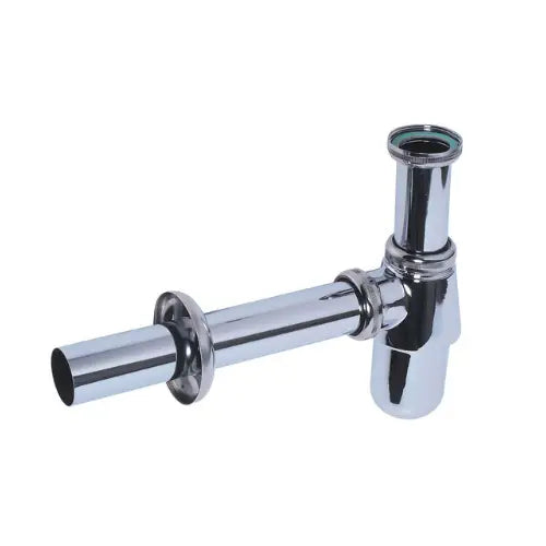 Siphon de lavabo en laiton chromé, réglable en hauteur - (Wirquin)