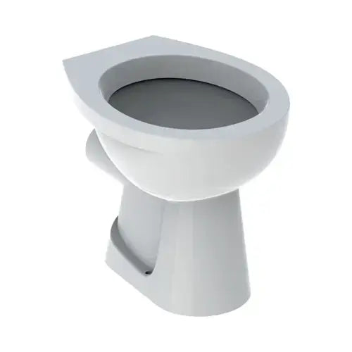 Cuvette sortie horizontale sans trous d'abattant blanc - BASTIA (Geberit)