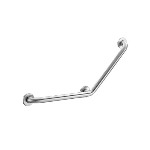 Barre à 135°, Ø32 400x400, 3 points de fixation, inox satiné – (Delabie)