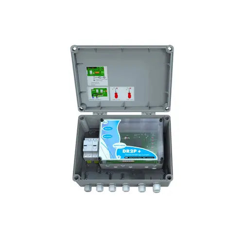 Coffret DR2P+ sous enveloppe 2x6A - (JETLY)