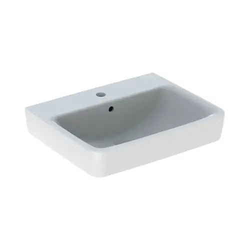 Lavabo, 55 cm avec trop plein et trou de robinetterie - RENOVA PLAN (Geberit)