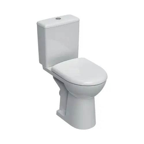 Pack WC au sol Rimfree, surélevé avec abattant fermeture ralentie, déclipsable - RENOVA COMFORT (Geberit)