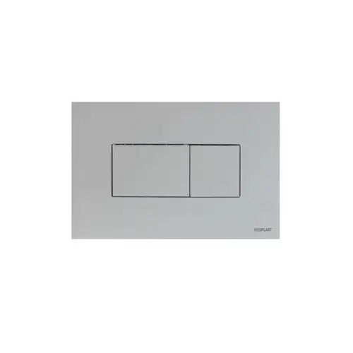 Plaque de commande 3/6L, pneumatique, double débit, blanche - KARISMA (REGIPLAST)