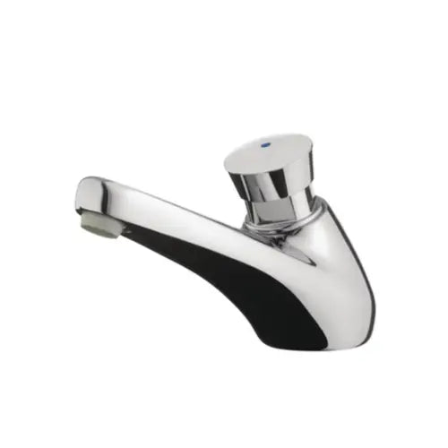 Robinet / plage lavabo, chromé, déclenchement mécanique, 7secondes, 3L/min, système antiblocage antivandalisme, Raccordement G1/2 - 605s (PRESTO)