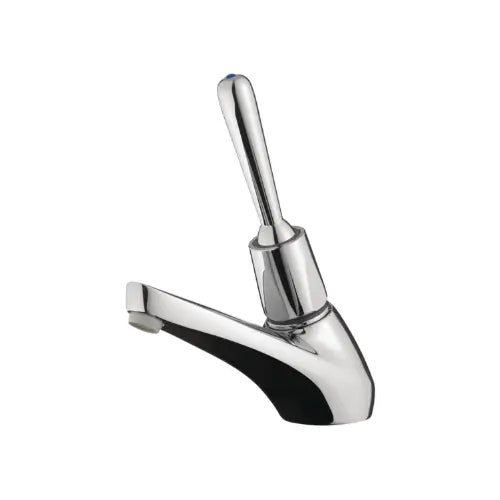 Robinet de lavabo, fixation sur plage à manette EC ou EF, écrou tube 12x15, PMR, Chrome - P700 (Presto)