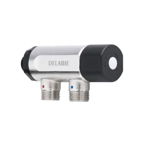 Régulateur thermostatique, mâle 15x21, clapets anti-retour intégré – PREMIX COMPACT (Delabie)