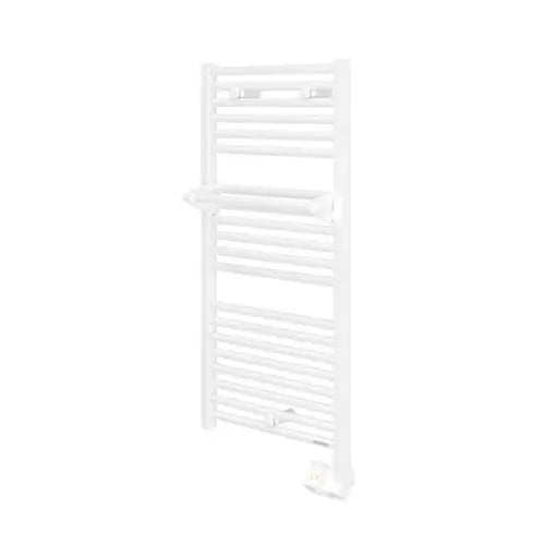 Sèche-serviettes, électrique, digital, 500W, blanc, équipé d'un boîtier de commande digital et d'une Barre de portage additionnelle. - 2012 (ATLANTIC)