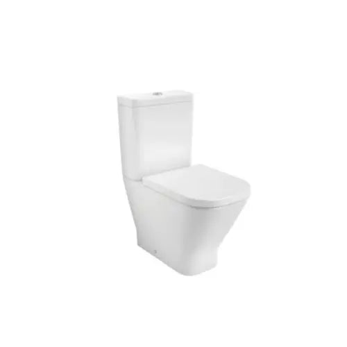 Pack WC, au sol, sortie duale, cuvette Rimless, abattant frein de chute - THE GAP (ROCA)