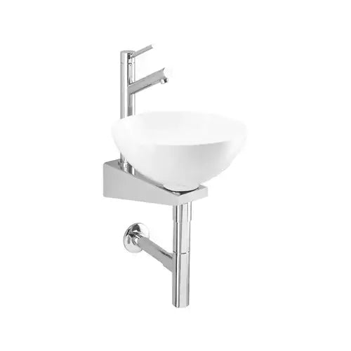 Lave-mains, 35x27, vasque blanche, support murale - TESO (BENESAN)