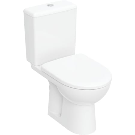 Pack WC au sol Rimfree SH, abattant fermeture ralentie et déclipsable - RENOVA (Geberit)