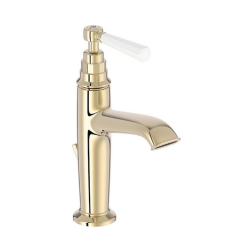 Mitigeur lavabo avec vidage, avec flexible d'alimentation, bonde de vidage en métal, OR BEIGE - CLEO 1889 (JACOB DELAFON)