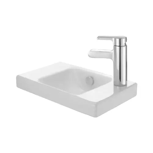 Lave-mains 40x25, percé à droite, Blanc – ODEON UP (Jacob Delafon)
