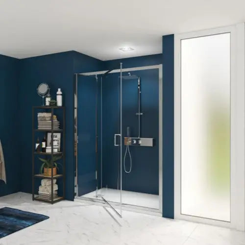 Porte pivotante, Chromée, 110cm - Smart Express (KINEDO)