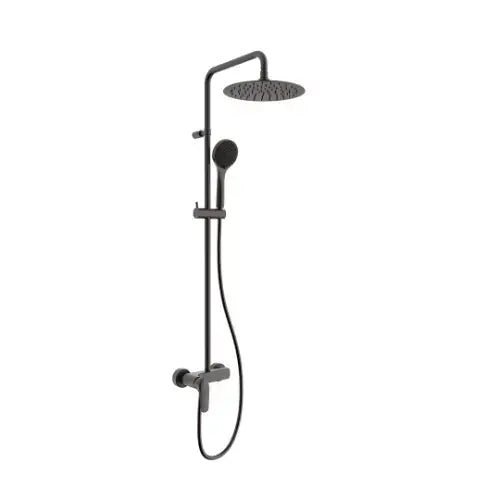 Système de douche mécanique noire - PACT (Thewa)