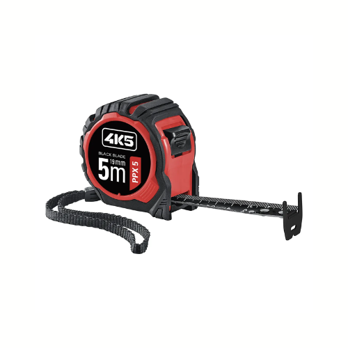 Mètre à ruban en acier compact 5m, Enroulable, Imprimé des deux côtés, Lisibilité optimale - PPX 5 (4K5)