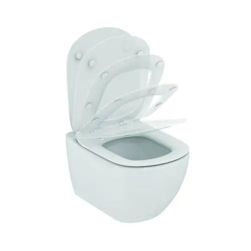 Pack WC, Fixations invisibles, abattant ultra-fin avec frein de chute - AquaBlade (IDEAL STANDARD)
