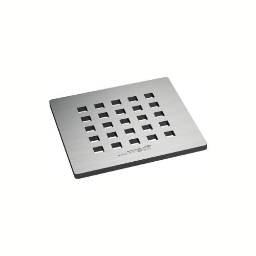 Wedi 5.1, Grille inox massif, Carrée 115x115x5mm - FUNDO FINO (WEDI)
