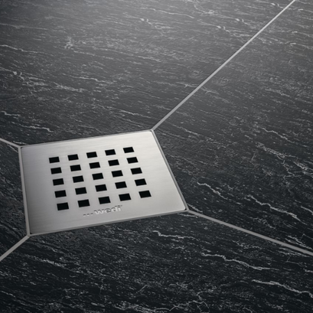 Wedi 5.1, Grille inox massif, Carrée 115x115x5mm - FUNDO FINO (WEDI)