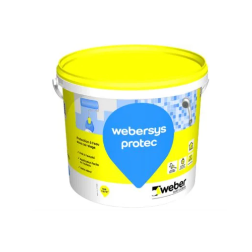 Système de protection à leau sous carrelage webersys protec - seau de 20 kg - POSE DE CARRELAGE (WEBER)